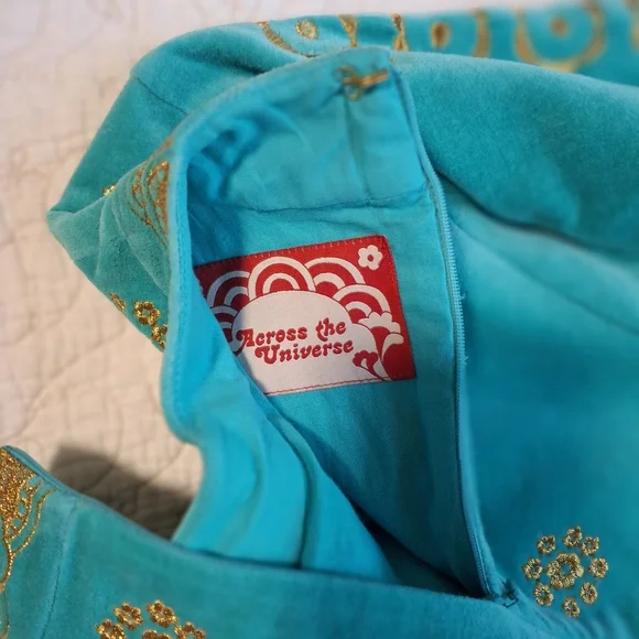 Hippie Shake Sgt Pepper Teal Tunic - Picture 4 of 13